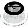 San Fran Audiophile San Francisco Bay Area Skyline Vinile Record Music Design PopSockets PopGrip per MagSafe