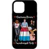 Darling Dogz Custodia per iPhone 12 mini American Grown Lussemburghese Roots Nero Da Donna