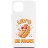 Frankly Fun Designs Custodia per iPhone 13 Candid Salsiccia Chignon Carattere Witty Pun Design
