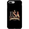 Freedom Floral Designs Custodia per iPhone 7 Plus/8 Plus Design floreale vintage USA per 250 anni di libertà 1776 2026