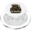 Funny Security Camera Privacy Smile Woods Are Watching Surveillance Joke Camera Citazione PopSockets PopGrip per MagSafe