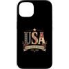 Freedom Floral Designs Custodia per iPhone 13 Design floreale vintage USA per 250 anni di libertà 1776 2026