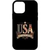 Freedom Floral Designs Custodia per iPhone 12 mini Design floreale vintage USA per 250 anni di libertà 1776 2026