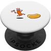Hot Dog Lovers Unite Divertente Hot Dog Libertà Immersione Zio Sam Hotdog Saltare In Panino PopSockets PopGrip Adesivo