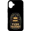 Jimbeels Custodia per iPhone 16 Plus TUNE THEN TRANSMIT Radioamatore Sintonia