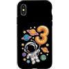 Little Star Explorers Custodia per iPhone X/XS Celebrazione spaziale di tre anni astronauta