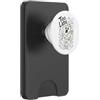 Funny Earphone Wire Mess Ghost Troppo tardi fantasma in preda al panico catturato in fili PopSockets PopWallet per MagSafe
