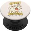 Retro 2000s Farm Animal Pun & Vintage Ae Funny Sheep Happens Retro 2000s Agnello Vintage Animal Pun Art PopSockets PopGrip Adesivo