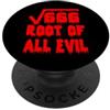 MathWare Funny 666 Square Root All Evil Matematico Insegnante di Matematica PopSockets PopGrip Adesivo