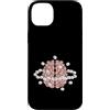 brain graphic sugar cubes mind illusion Custodia per iPhone 14 Plus Cubi di zucchero cerebrale effetto placebo visivo