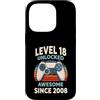 Level 18 Unlocked Awesome Since 2008 Custodia per iPhone 14 Pro Livello 18 sbloccato fantastico dal 2008