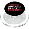 Women's Reproductive Rights - DressedFor La nascita forzata non è libertà femminista Pro Choice PopSockets PopGrip per MagSafe