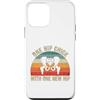 Funny Bionic Woman Hip Surgery Gifts Custodia per iPhone 12 mini Un pulcino dell'anca con uno scheletro retrò tramonto dell'anca