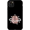 brain graphic sugar cubes mind illusion Custodia per iPhone 11 Pro Max Cubi di zucchero cerebrale effetto placebo visivo