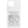 Monster Truck Dad Gear Custodia per iPhone 14 Plus Monster Truck Dad Bandiera Americana Fuoristrada Veicolo