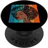 Afro Queen Powerful Loyal Smart Talented Regina Afro PopSockets PopGrip Adesivo
