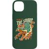 Lunar New Year Snake Zodiac Irezumi Retr Custodia per iPhone 14 Plus Anno del Serpente Zodiaco Cinese Kanji Serpente di Fuoco Verde