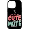 Remote Work Humor Hub Custodia per iPhone 15 Pro Max Sei così carino quando sei su Muto Zoom Umorismo ufficio
