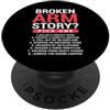 Frattura Dell'osso Ospedale Frattura Del Braccio Rotto I Broken Arm Story Pick One I Violazione PopSockets PopGrip Adesivo