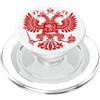 RUSSIAN FEDERATION COAT OF ARMS Stemma con simbolo dell'aquila russa a doppia testa PopSockets PopGrip per MagSafe