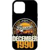 Jahrgang 1990 36. Geburtstag Awesome Custodia per iPhone 12 Pro Max Grande da dicembre 1990 36° compleanno frase 36 anni