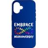 Neurodiversity Apparel - Neurodiverse Mi Custodia per iPhone 16 Neurodiversity Rainbow Infinity farfalla ADHD autismo