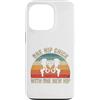 Funny Bionic Woman Hip Surgery Gifts Custodia per iPhone 13 Pro Un pulcino dell'anca con uno scheletro retrò tramonto dell'anca