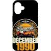 Jahrgang 1990 36. Geburtstag Awesome Custodia per iPhone 16 Grande da dicembre 1990 36° compleanno frase 36 anni