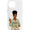 Inspirational Motivational Melanin Shop Custodia per iPhone 14 energia originale crea sé positivo donna nera di tutti i giorni