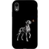 Dog Butterfly Horizon Collection Custodia per iPhone XR Arlecchino alano farfalla amante dei cani
