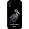 Shoebill Birdwatching Custodia per iPhone X/XS Maximum Shoebill Energy Shoebill Cicogna