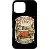 RombiRetro Custodia per iPhone 16 Pro Max Motocarro d'Epoca Ape Tre Ruote Vintage Regalo