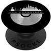San Fran Audiophile San Francisco Bay Area Skyline Vinile Record Music Design PopSockets PopGrip Adesivo