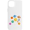 Cool Solar System Designs Custodia per iPhone 14 Plus Pianeti del sistema solare, Terra, Sole, Scienze spaziali Bambini, Adulti