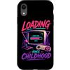 Retro Gamer Loading Since Childhood Custodia per iPhone XR Retro Gamer Caricamento fin dall'infanzia Gioco Vintage