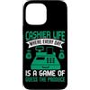 Cashier Life Day Game Guess Produce Regi Custodia per iPhone 13 Pro Max Cassiere Vita Dove Ogni Giorno È Un Gioco Di Indovina I Prodotti