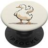 Cute Duck Ducky & Goose Gifts Divertente palestra anatra bicipiti sollevamento pesi powerlifting PopSockets PopGrip Adesivo