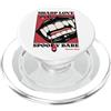 Goth Vampire Pop Art Dark Romance Horror Sharp Amore Vampiro Zanne Labbra Gotico Halloween Spooky Babe PopSockets PopGrip per MagSafe