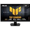 ASUS TUF Gaming VG27AQME5F, Monitor Gaming Serie 5 da 27 QHD Fast IPS (2560x1440), 255Hz(OC), 0,3ms, Compatibile con G-SYNC, AMD FreeSync Premium ed ELMB SYNC, DisplayWidget Center, Gaming AI, Nero