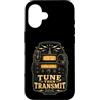 Jimbeels Custodia per iPhone 16 TUNE THEN TRANSMIT Radioamatore Sintonia