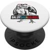 Baldydadasaurus Rex Funny Family Apparel Baldydadasaurus divertente uomo calvo papà padre famiglia dinosauro PopSockets PopGrip Adesivo