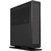 Fractal Design Ridge Black - PCIe 4.0 riser card included - 2x 140mm PWM Aspect fans included - Type C USB - m-ITX PC Gaming Case