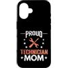 technician mom repair mom tech mom skill Custodia per iPhone 16 Orgoglioso Tecnico Mamma Strumenti Eroe