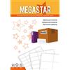 Megastar Etichette adesive bianche rotonde d. 40mm, Laser e Inkjet, 100 ff