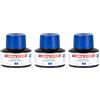 EDDING Set di 3 ricariche di inchiostro per Capillarità MTK25 per Pennarello Permanente Blu