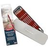 Derwent Drawing Matite Colorate in Scatola di Metallo con Temperamatite (Confezione da 6)