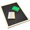 Leddy Living Kit Lavagnetta Nera in Legno 18x25cm con Cornice Naturale
