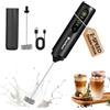 MERTTURM Montalatte Elettrico con 2 Velocità, Frullino Montalatte Portatile con Coperchio Antipolvere Ideale per Viaggi e Campeggio, Schiumalatte per Latte, Matcha, Cioccolata Calda, Caffè Schiumos