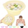 Musiwanna Face Ice Bath Bowl - Ciotola pieghevole per il viso, ciotola in silicone per il bagnetto del ghiaccio, per il viso, per il ghiaccio, per il viso, per il ghiaccio, per l'uso domestico o in
