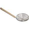 AAF Nommel ® Setaccio in metallo con manico in legno per wok colino olio cucchiaio Ø 025 cm n. 025